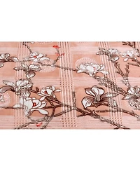 Clara Clark Heavy & Warm Korean Style Reversible Printed Raschel Mink Bed Blanket