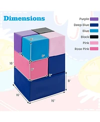 7-Piece Big Foam Building Blocks for Toddlers and Kids