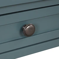 36" Farmhouse Pine Wood Console Table Entry Sofa Table With 4 Drawers & 1 Storage Shelf