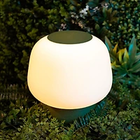 Jonathan Y Mushroom Modern Classic Plant-Based Pla 3D Printed Dimmable Led Table Lamp, Yellow/Hot