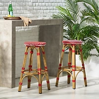 Streamdale Aluminum Outdoor Entertainment Barstools (Weather-Resistant)