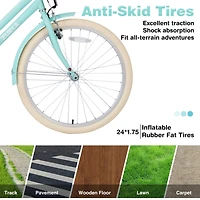 Streamdale 24" Steel Frame Girls Bike for 10+ Years