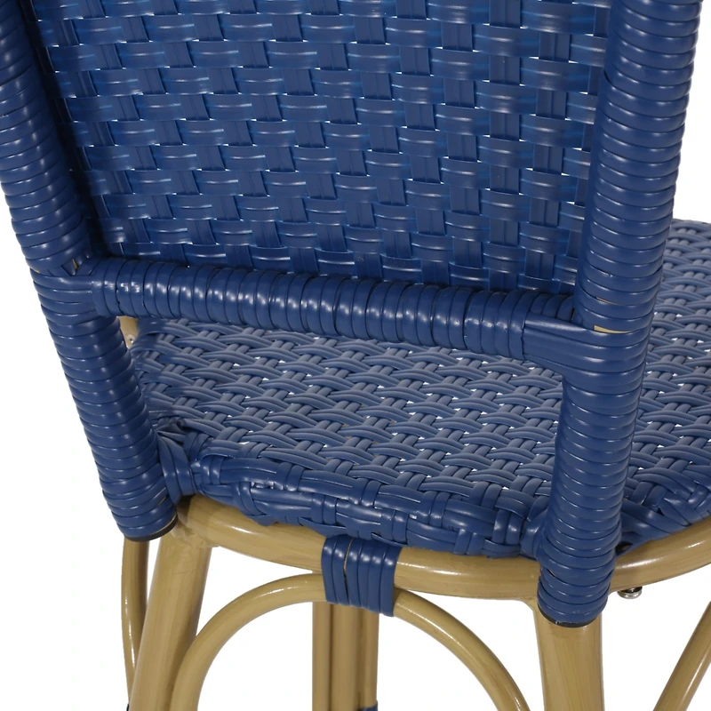 Streamdale Stylish and Durable Aluminum Barstool Set for Outdoor Enjoyment