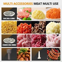 Streamdale Stainless Steel Electric Meat Grinder Quiet, Durable, and Versatile