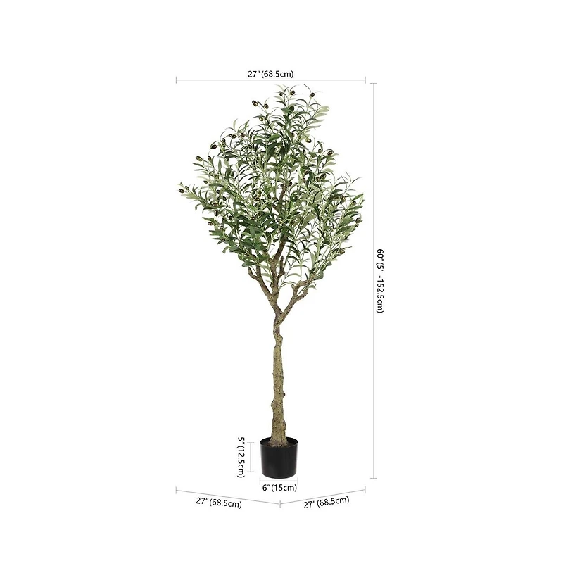 Safavieh Faux Olive 60" Potted Tree
