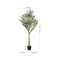 Safavieh Faux Olive 60" Potted Tree
