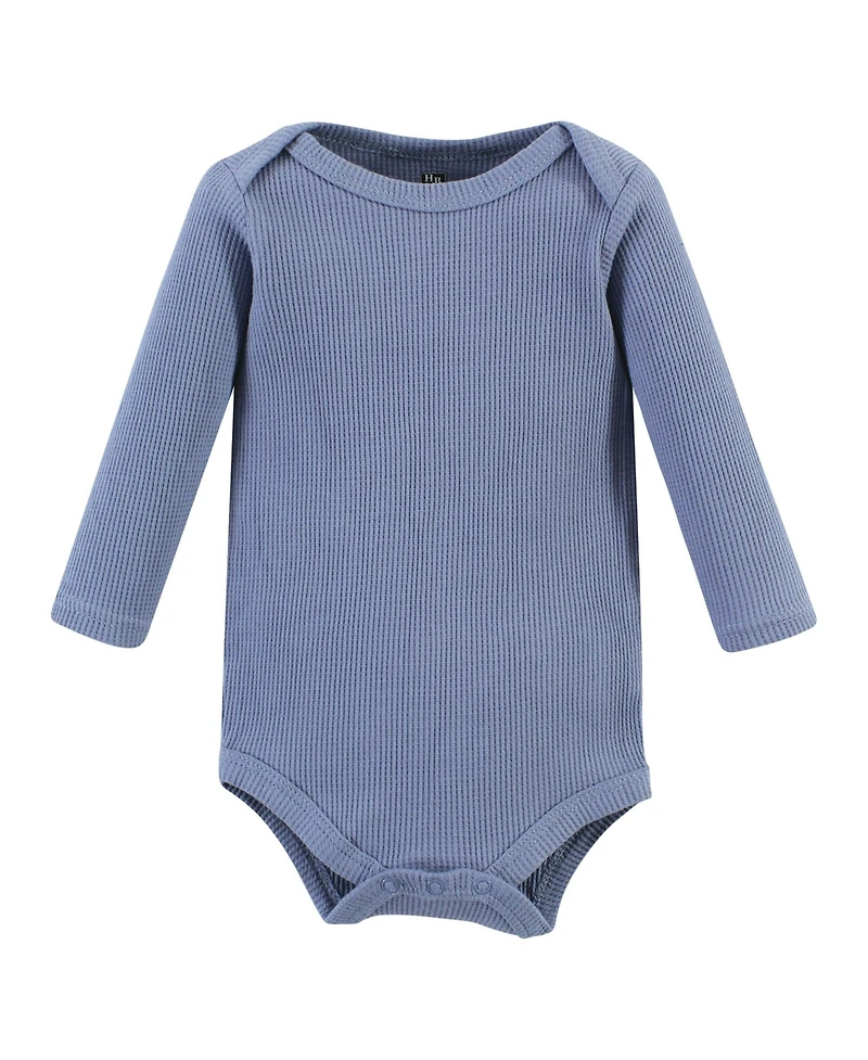 Hudson Baby Boys Cozy Long-Sleeve Thermal One-Piece