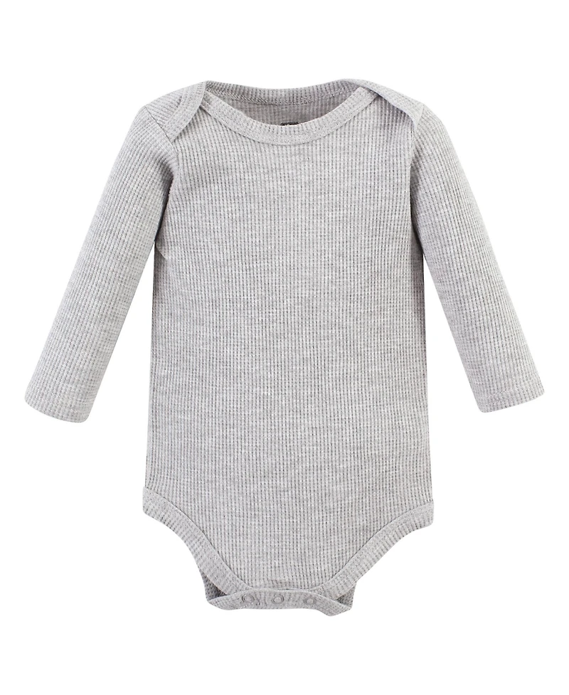 Hudson Baby Boys Cozy Long-Sleeve Thermal One-Piece