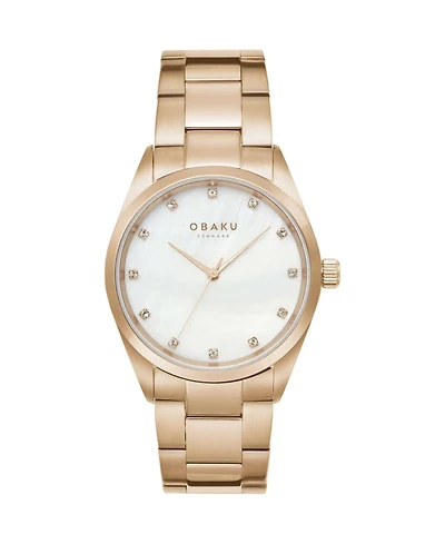 Obaku Women's Classic White Dial Watch - V263LXVWSV