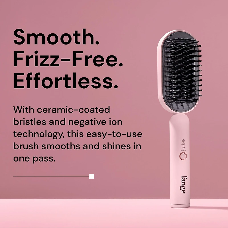 L'ange Professional Hair Mane Pass 2-in-1 Straightening Brush