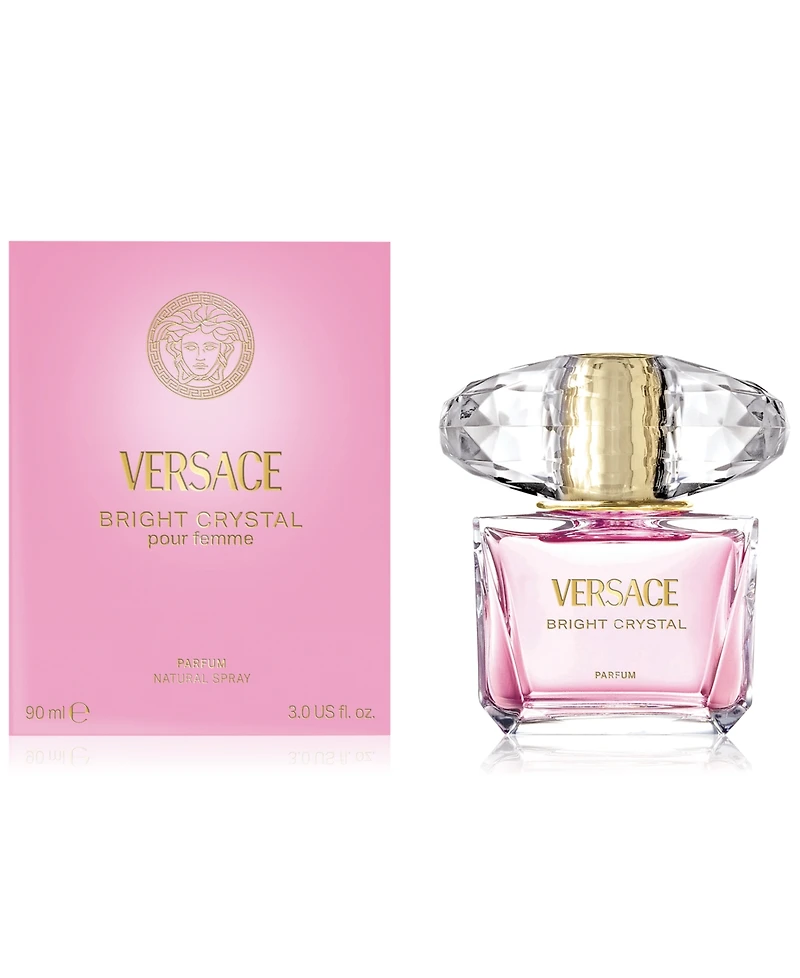 Versace Bright Crystal Parfum Spray, 3 oz.