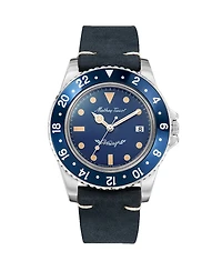 Mathey Tissot Men's Vintage Blue Dial Watch - H900ALBU