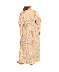 City Chic Plus Ellea Maxi Dress