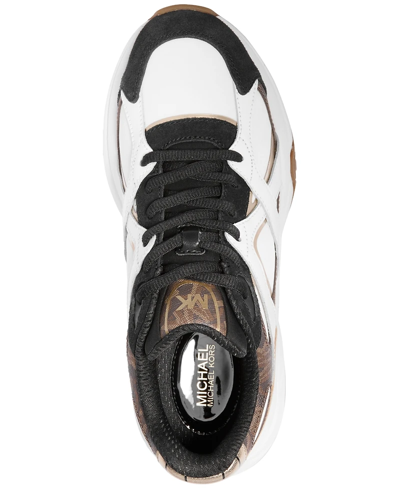 Michael Michael Kors Leo Lace-Up Trainer Sneakers