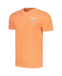 Image One Men's Orange Pepperdine Waves Landscape Shield T-Shirt