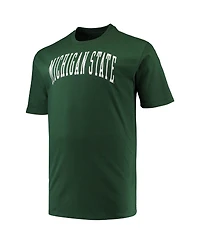 Champion Men's Green Michigan State Spartans Big Tall Arch Team Logo T-Shirt