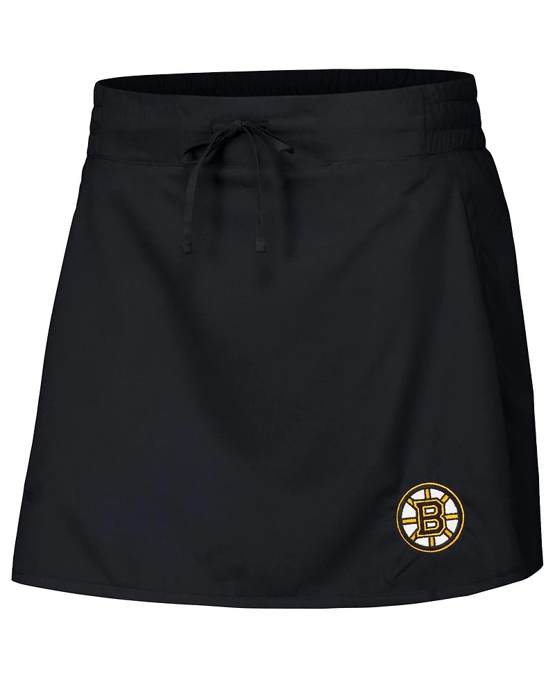 Columbia Women's Black Boston Bruins Lakewood Pines Omni-Wick Skort