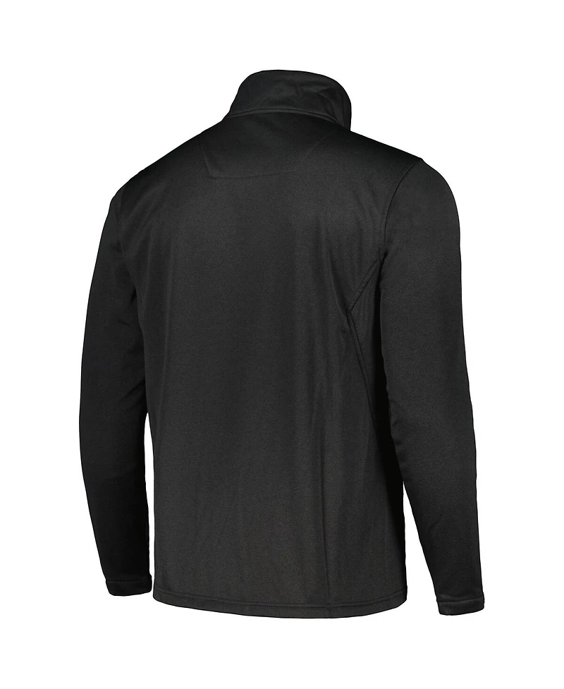 Dunbrooke Men's Heather Black Carolina Panthers Explorer Tech Full-Zip Jacket