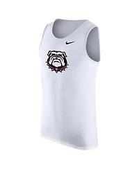 Nike Men's White Georgia Bulldogs Tank Top
