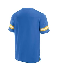 Fanatics Men's Powder Blue Los Angeles Chargers Jersey Tackle V-Neck T-Shirt