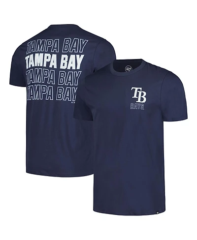 '47 Brand Men's Navy Tampa Bay Rays Hang Back Franklin T-Shirt