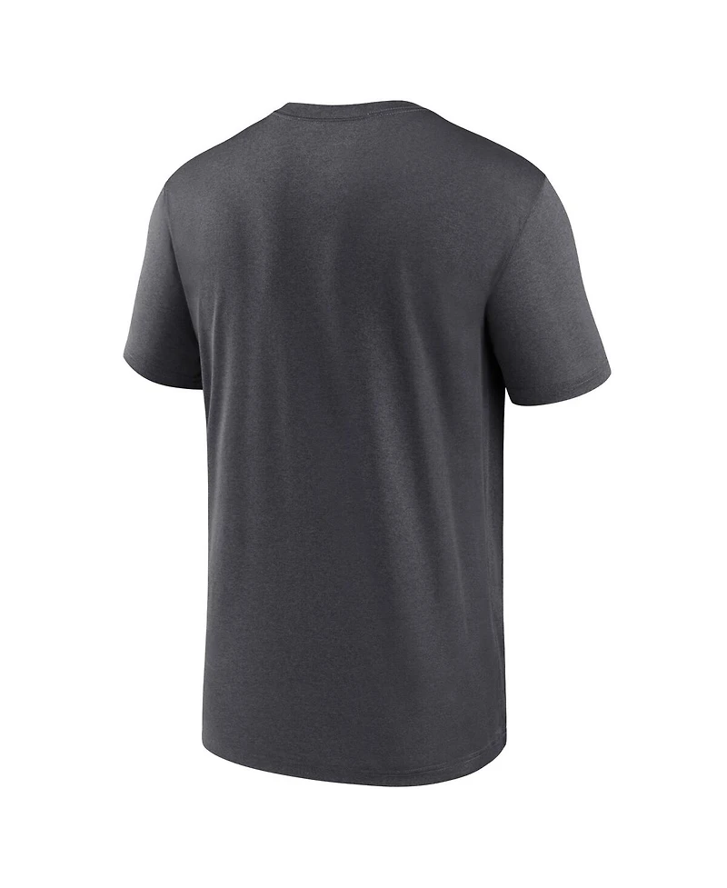 Nike Men's Anthracite Michigan State Spartans Primetime Legend Alternate Logo T-Shirt