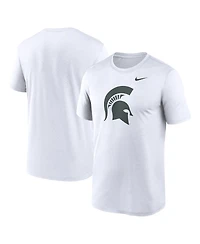 Nike Men's White Michigan State Spartans Primetime Legend Logo T-Shirt