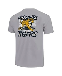 Image One Big Boys and Girls Gray Missouri Tigers Hyperlocal Comfort Colors T-Shirt