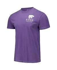 Image One Men's and Women's Purple Kansas State Wildcats Scenic Comfort Colors T-Shirt