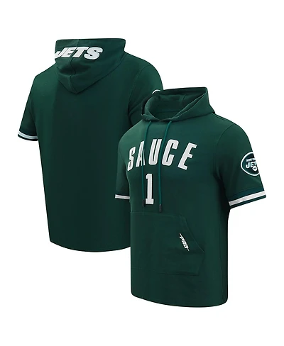 Pro Standard Men's Ahmad Sauce Gardner Green New York Jets Player Name Number Hoodie T-Shirt