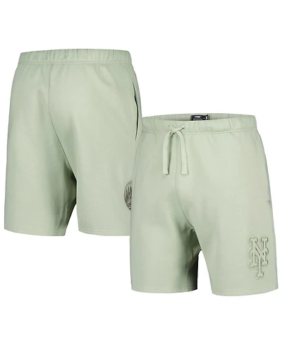 Pro Standard Men's Light Green New York Mets Neutral Fleece Shorts