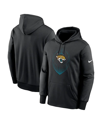 Nike Men's Black Jacksonville Jaguars Icon Performance Pullover Hoodie