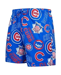Pro Standard Men's Royal Chicago Cubs Toss Logo Woven Shorts