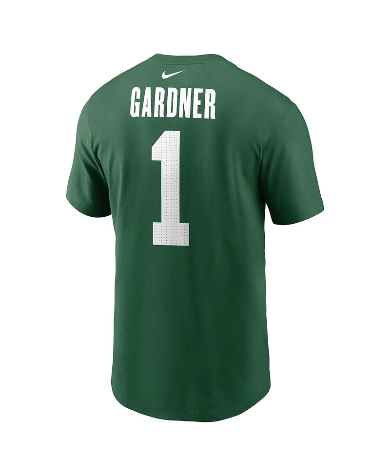 Nike Men's Sauce Gardner Green New York Jets Name Number T-Shirt