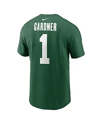 Nike Men's Sauce Gardner Green New York Jets Name Number T-Shirt