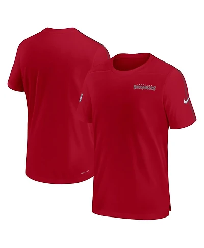 Nike Men's Red Tampa Bay Buccaneers 2024 Sideline Coach Uv Performance T-Shirt