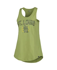 New Era Women's Olive St. Louis Cardinals Armed Forces Day Tank Top