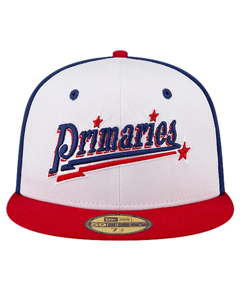 New Era Men's Blue New Hampshire Fisher Cats Theme Night Primaries 59FIFTY Fitted Hat