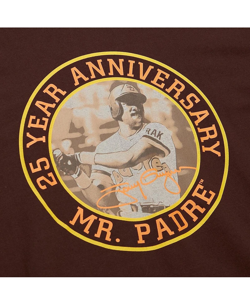 Mitchell & Ness Men's Tony Gwynn Brown San Diego Padres Legends Photo Real T-Shirt