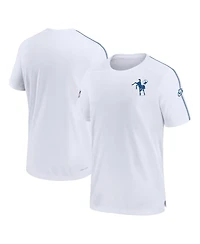 Nike Men's White Indianapolis Colts Sideline Alternate Logo Coach Performance Top