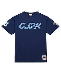 Mitchell & Ness Men's Chris Johnson Navy Tennessee Titans Retired Player Nickname T-Shirt