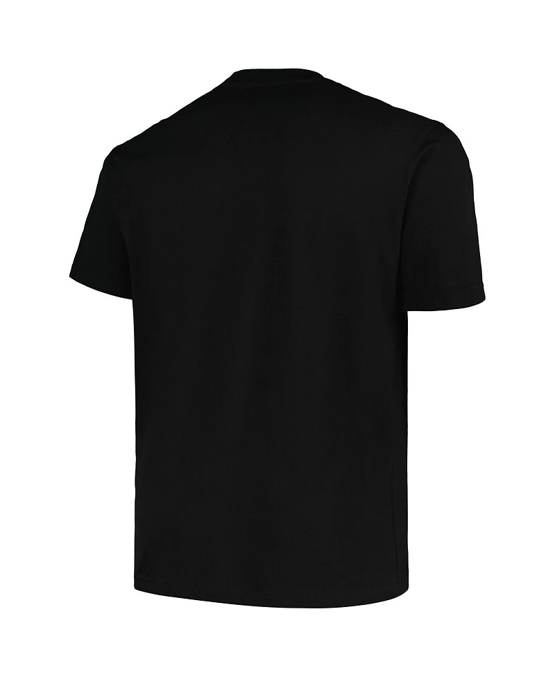 Profile Men's Black Indiana Hoosiers Big Tall Pop T-Shirt