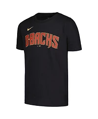 Nike Big Boys and Girls Geraldo Perdomo Black Arizona Diamondbacks Name Number T-Shirt