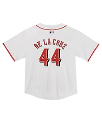 Nike Toddler Elly De La Cruz White Cincinnati Reds Game Jersey