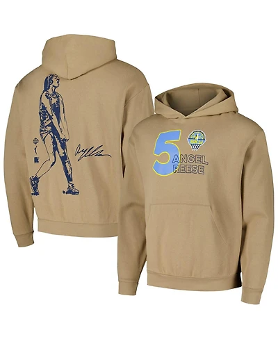 Round21 Men's and Women's Angel Reese Tan Chicago Sky Player Pullover Hoodie