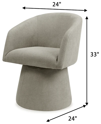 Korder Arm Swivel Chair, Created for Macy's