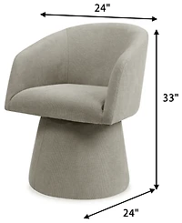 Korder Arm Swivel Chair, Created for Macy's