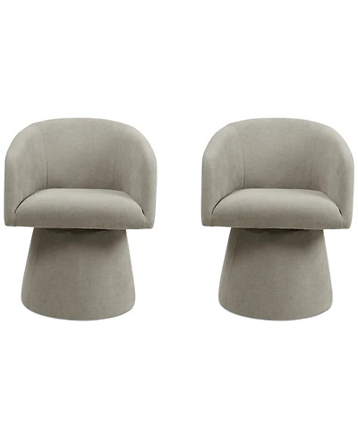 Korder 2-Pc. Arm Swivel Chair Set, Created for Macy's