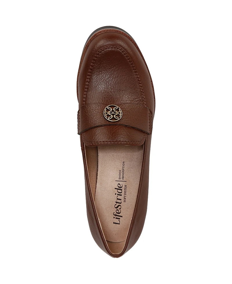 LifeStride Women's Zed Wedge Slip On Loafers