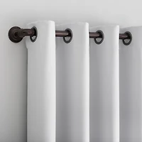 Tresello Tonal Texture Draft Shield Fleece Insulated 100% Blackout Grommet Curtain Panel